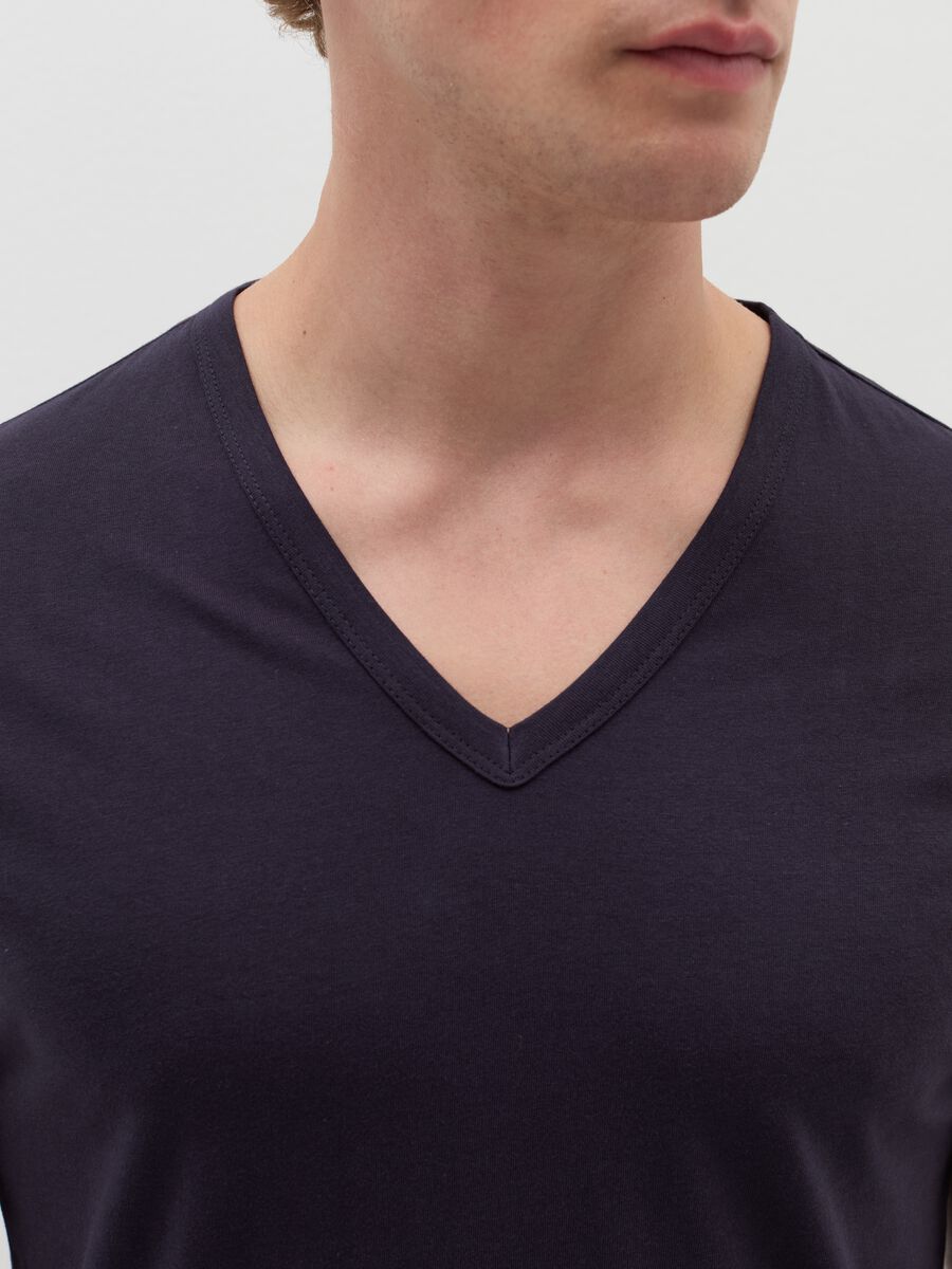 Two-pack undershirts with V neckline in jersey_3