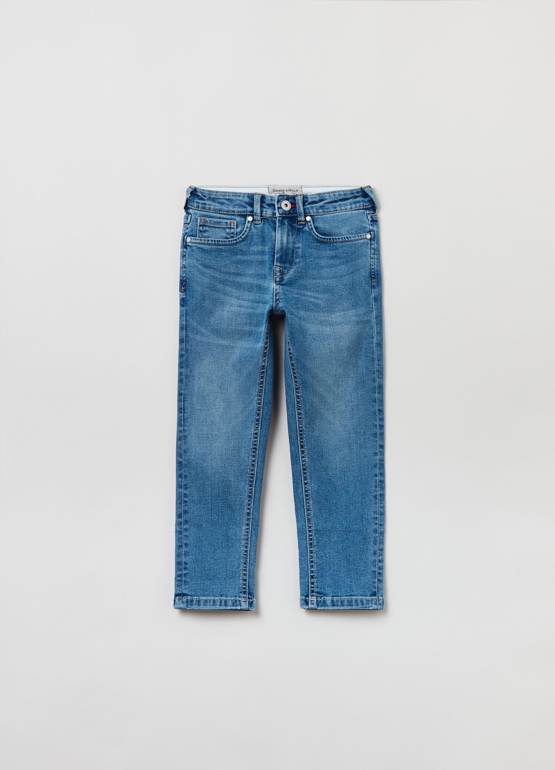Grand&Hills five-pocket, relaxed-fit jeans