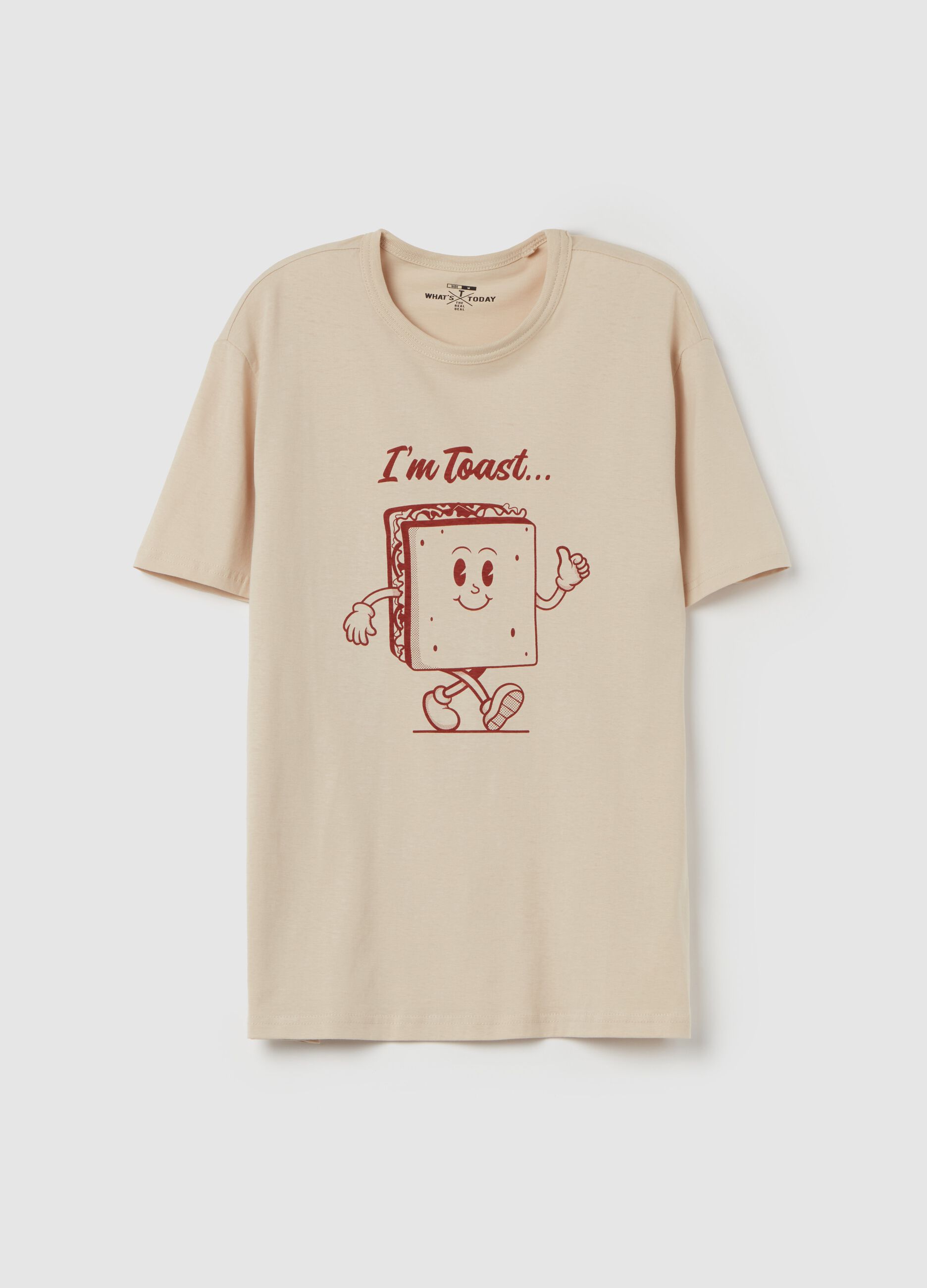 T-shirt with “I’m Toast” print