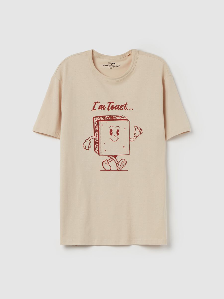 T-shirt with “I’m Toast” print_4