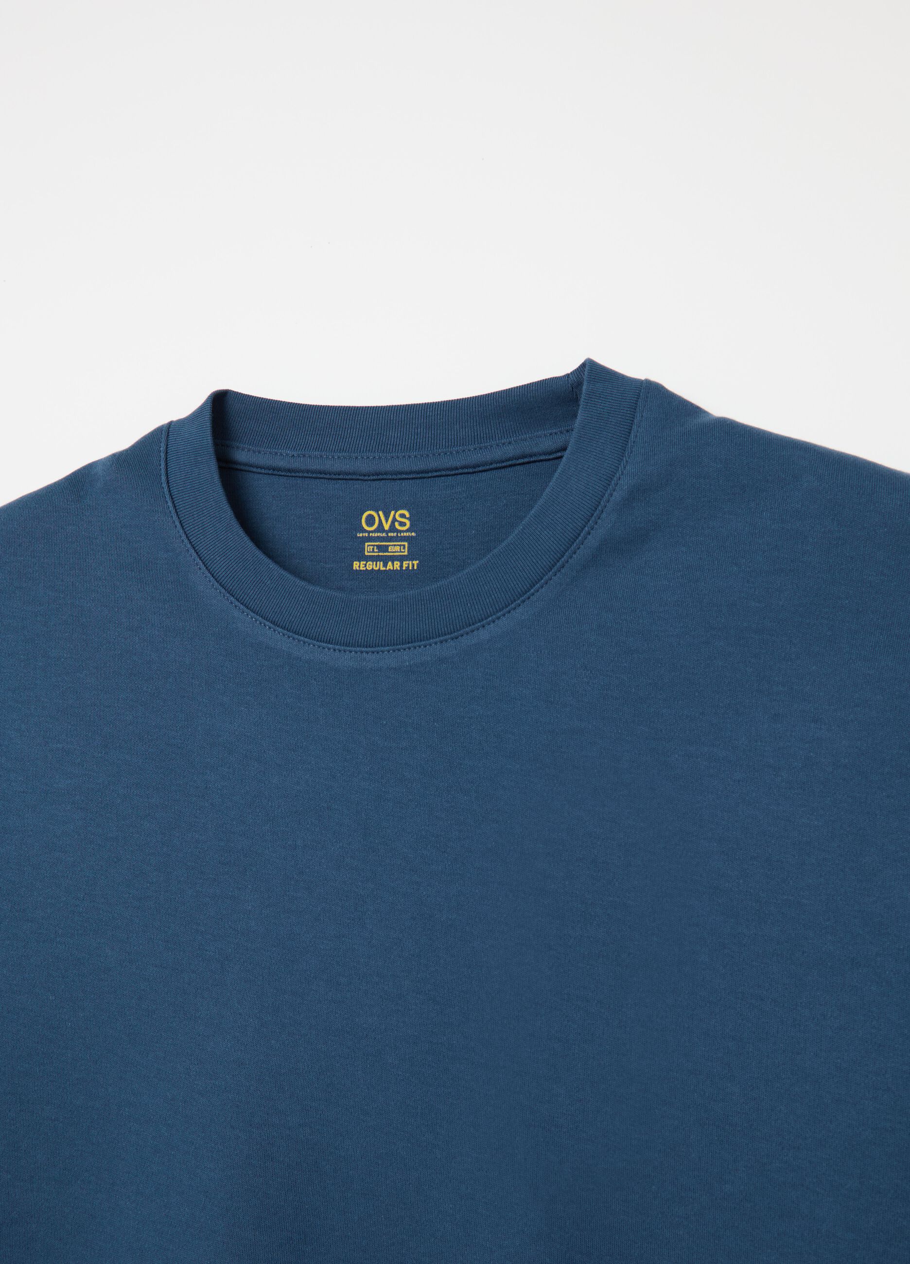 Interlock cotton T-shirt