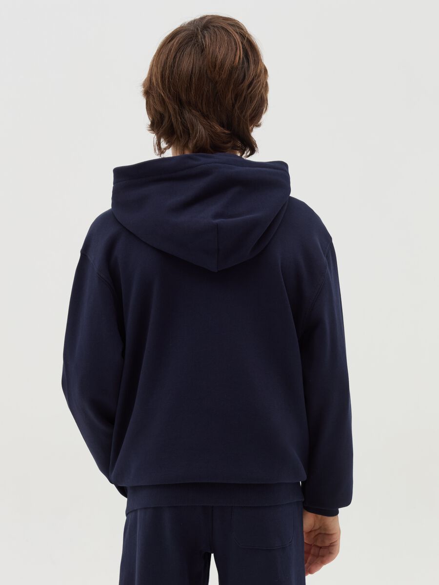 Essential full-zip sweatshirt with hood_1