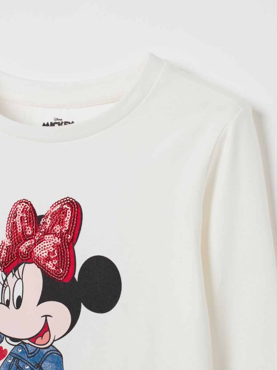 Long-sleeved T-shirt with Minnie Mouse print_2