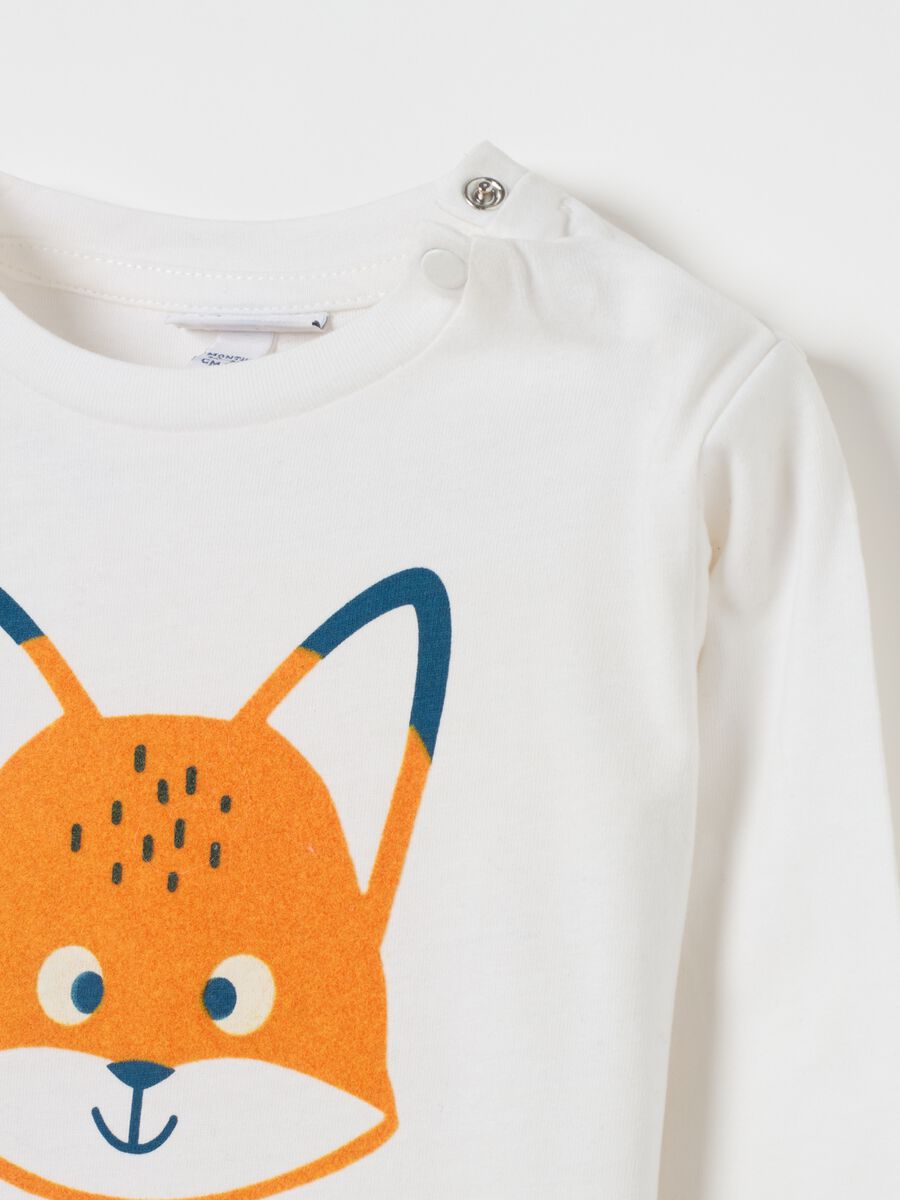 T-shirt in cotone bio "Smart as a fox!"_2