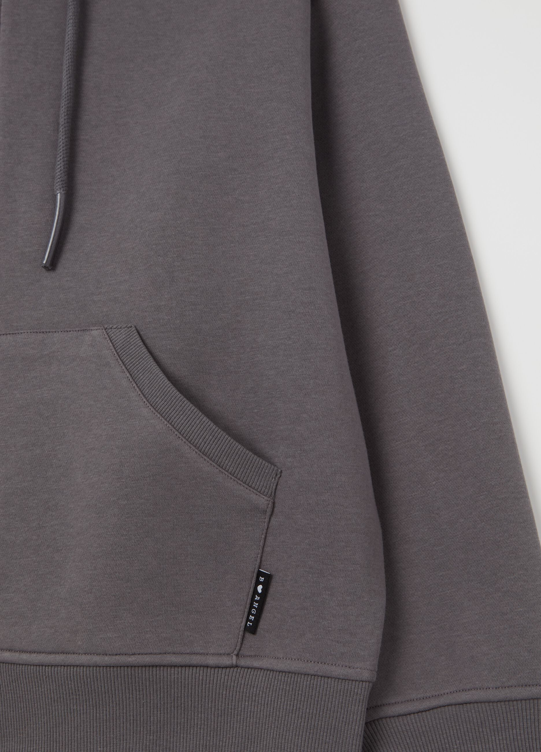 Felpa over full-zip con cappuccio