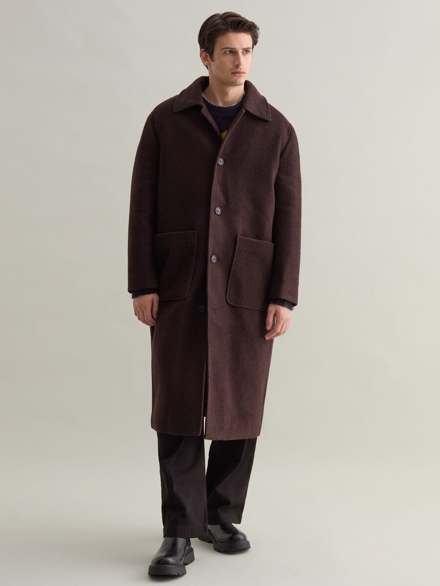 Cappotto lungo oversize con colletto_1