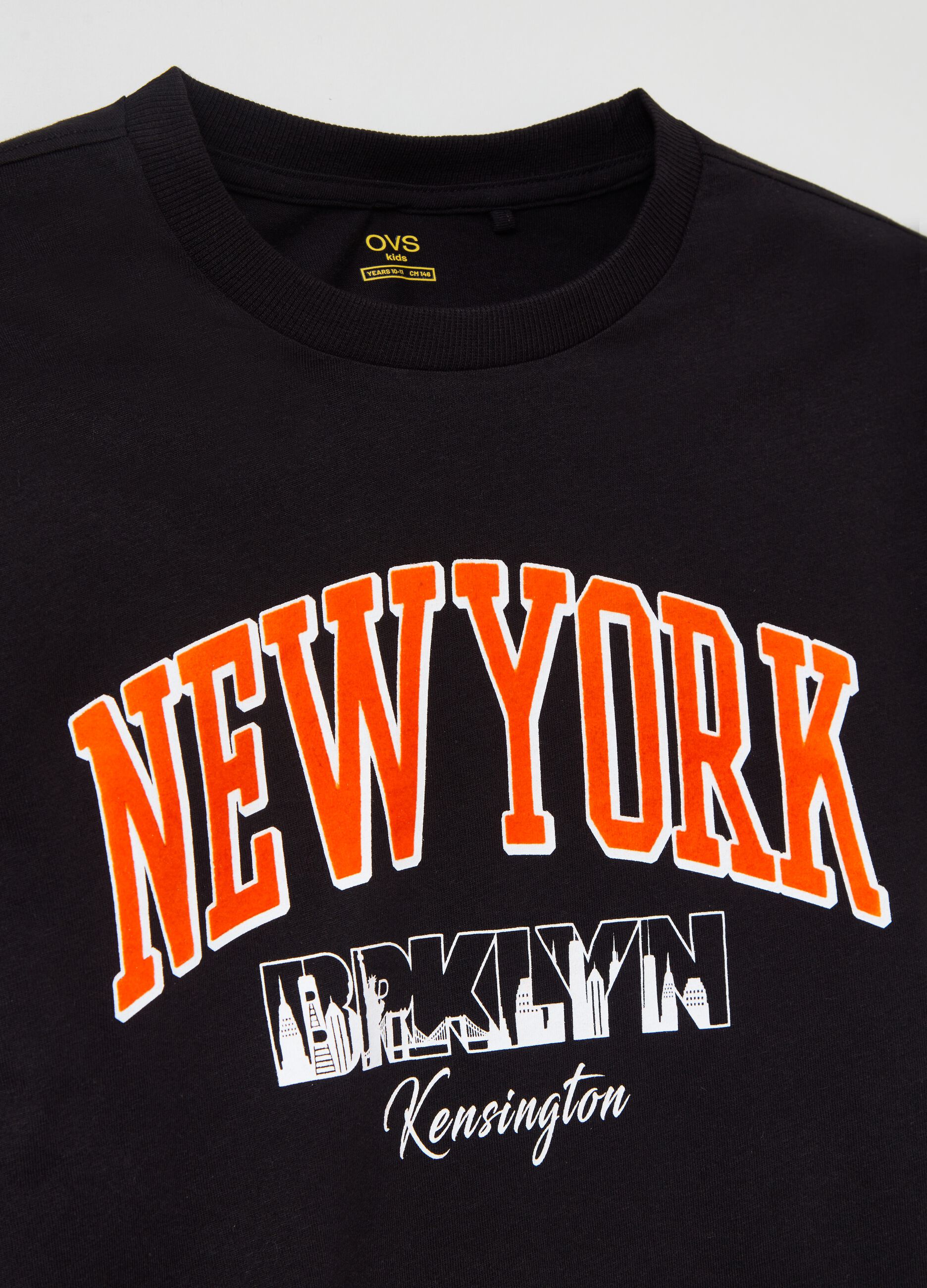 Graphic T-shirt - White/New York - Kids