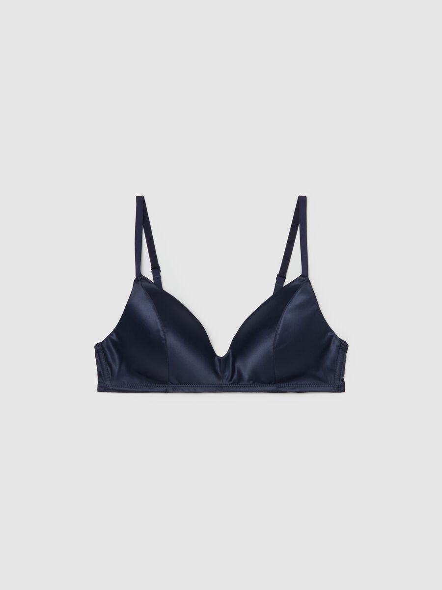 Ele satin-effect bra without underwiring with cups_4