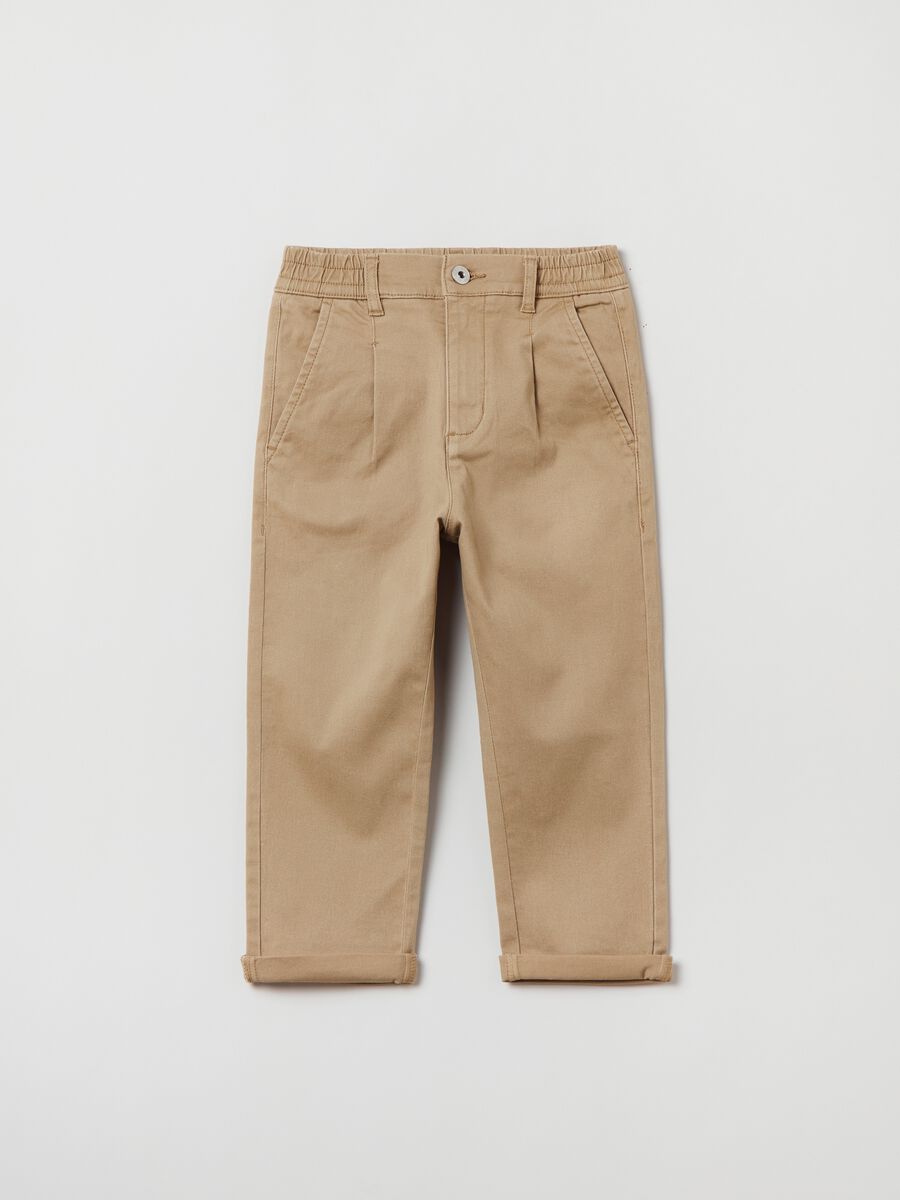 Stretch chino trousers_0