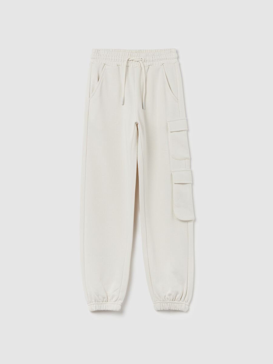 Cargo joggers with drawstring_0