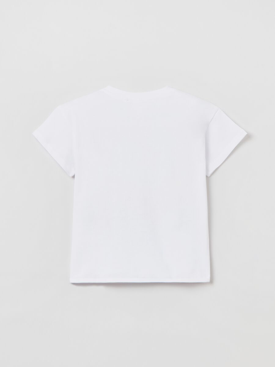 T-shirt con stampa glitter_1