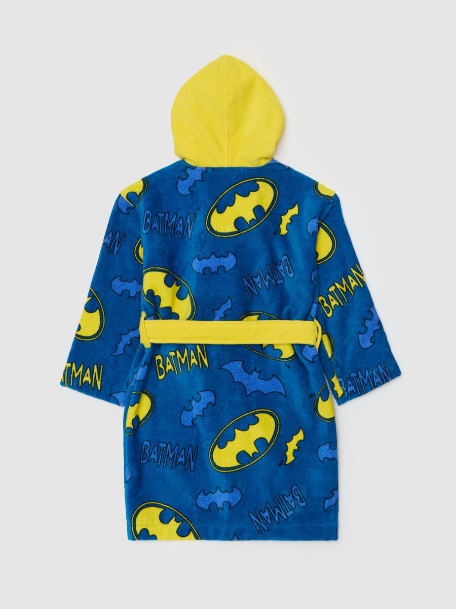 Robe with hood and Batman print_1