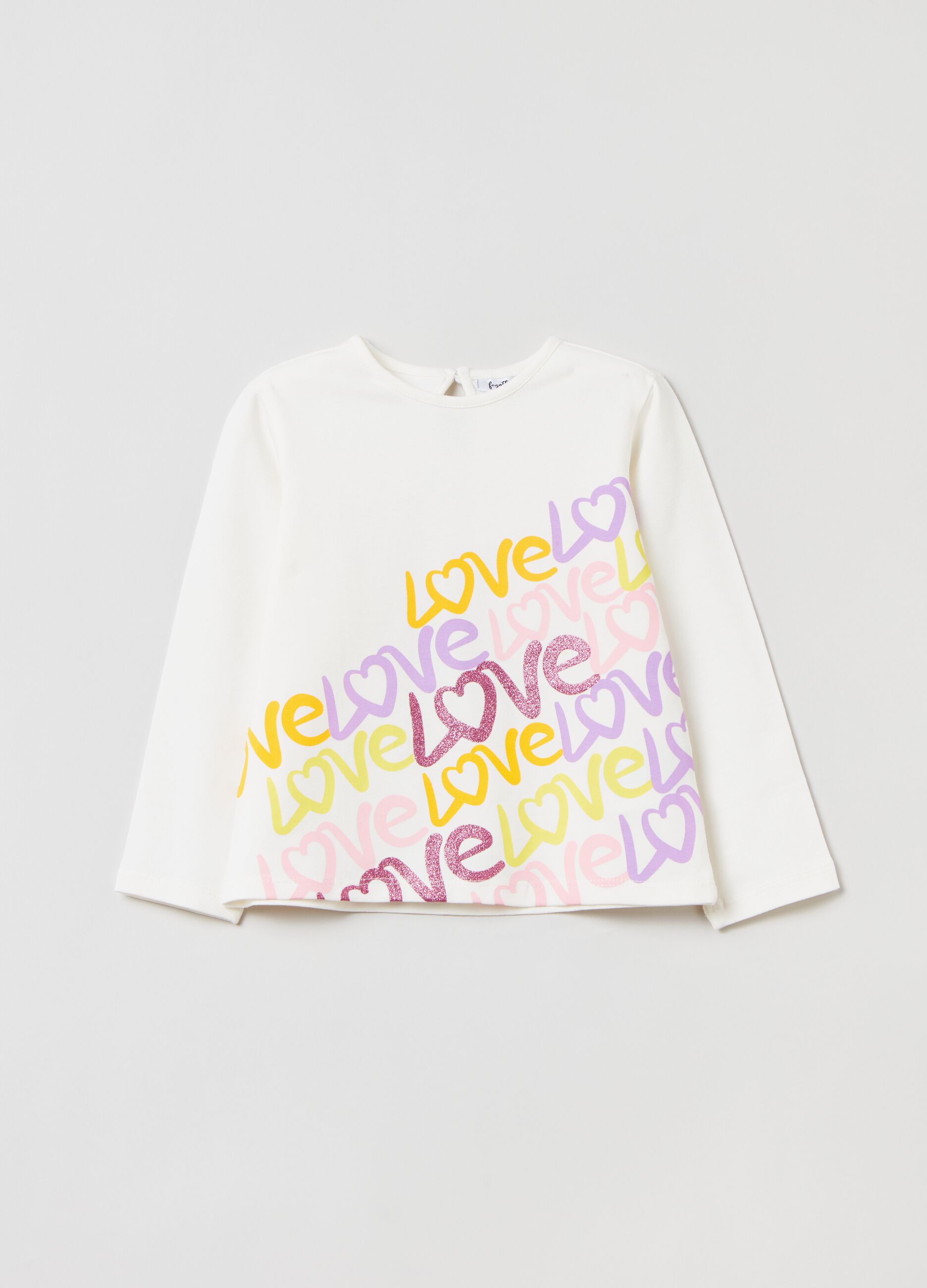 Long-sleeved T-shirt with print