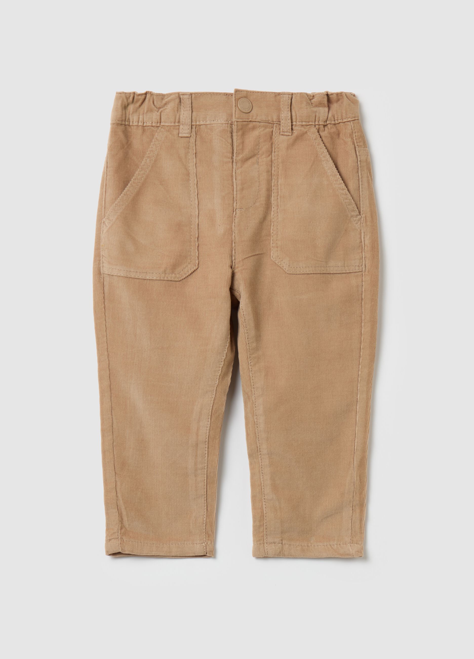 Pantaloni in corduroy con tasche