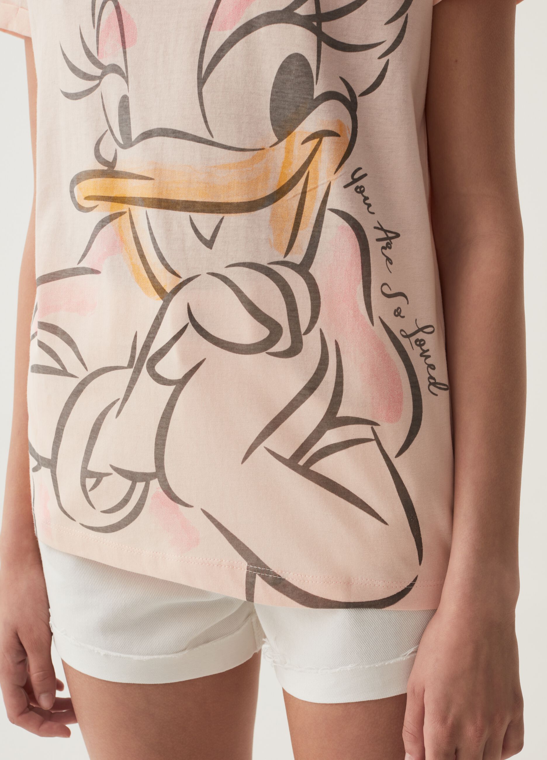 T-shirt with Disney Daisy Duck print