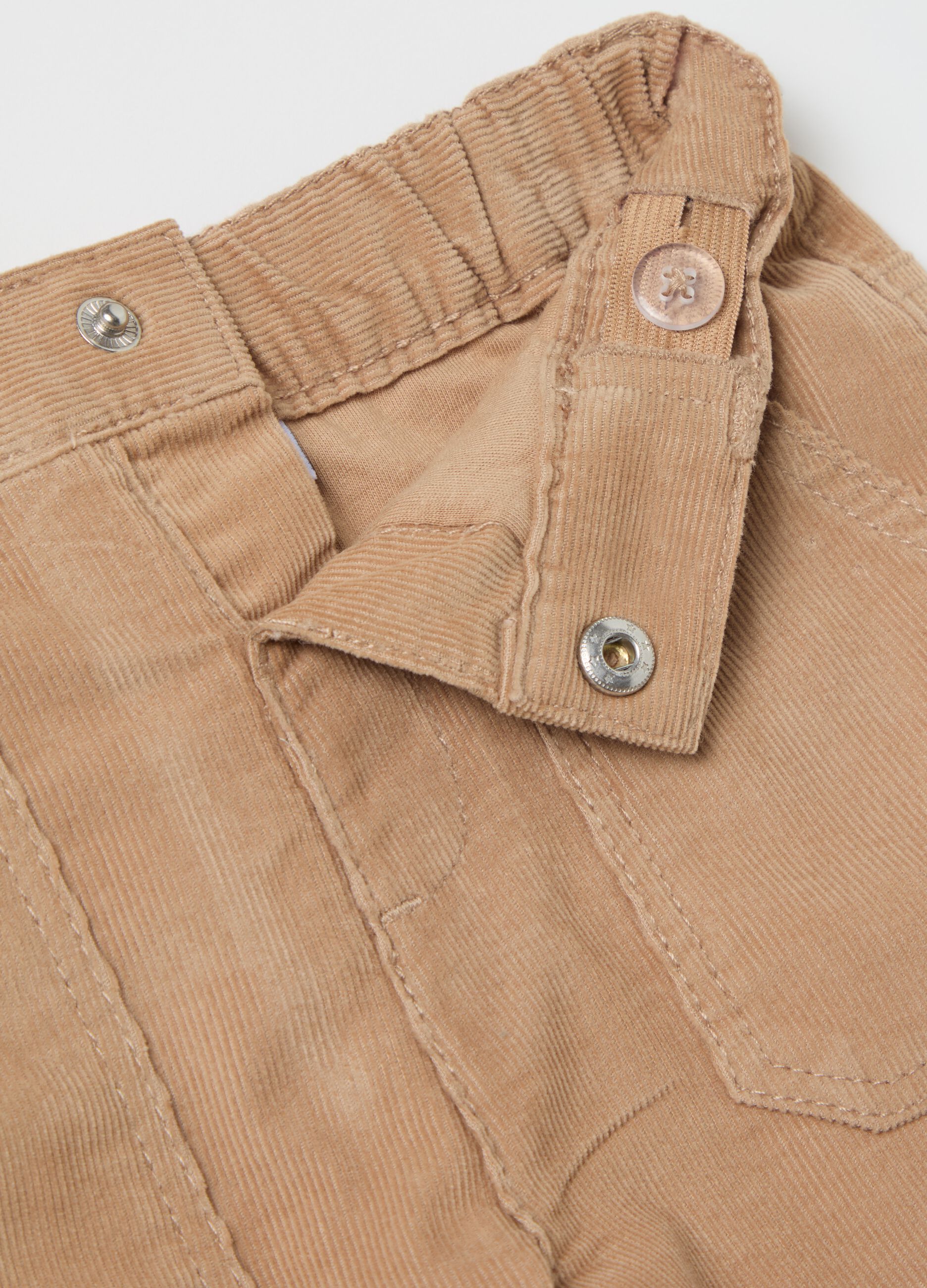 Pantaloni in corduroy con tasche