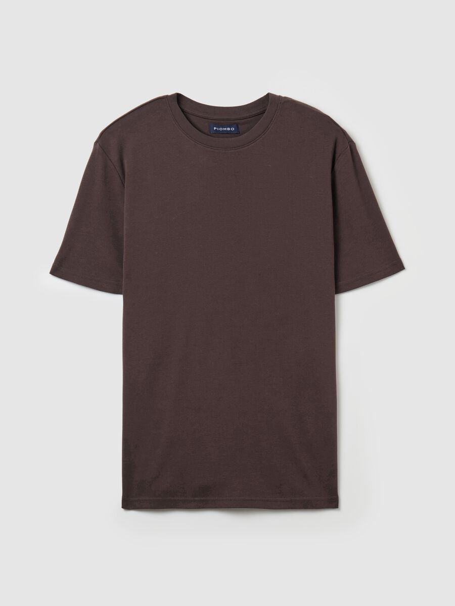 Contemporary T-shirt in cotton with round neck_4