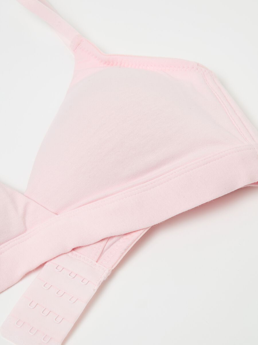 The Triangle solid colour semi-padded bra_1