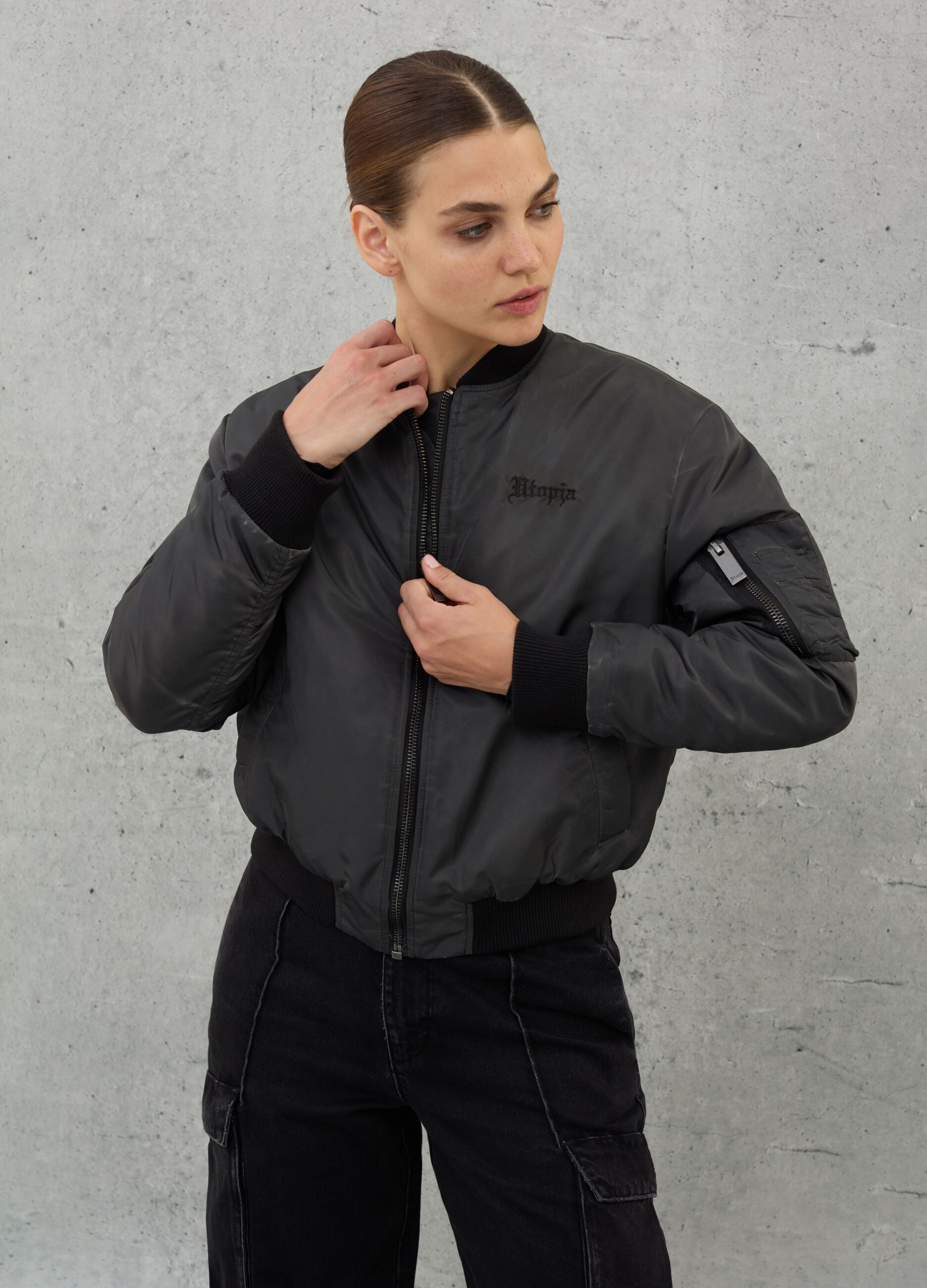 Bomber Jacket VIntage Black