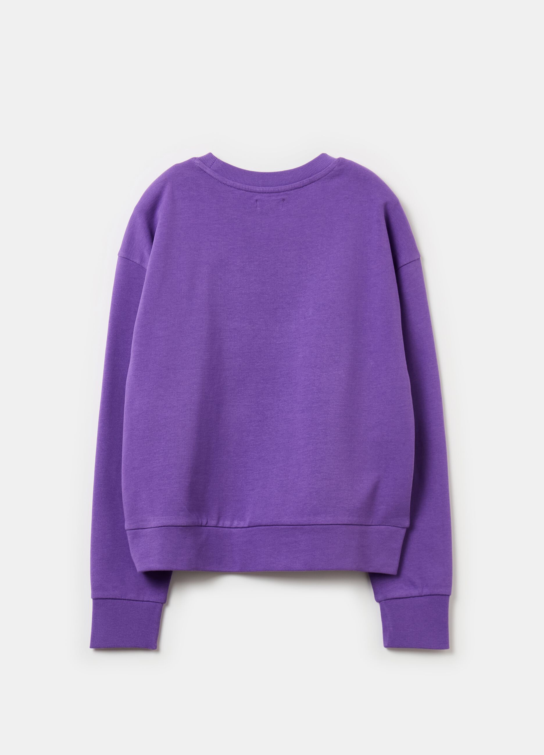 French terry sweatshirt with print