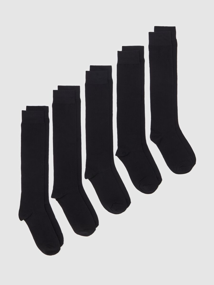 Five-pack stretch long socks_0