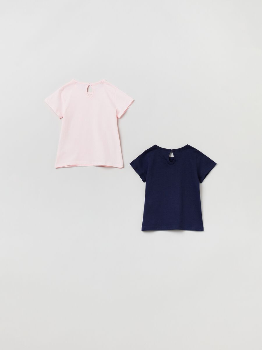 Two-pack T-shirts in cotton with print_1