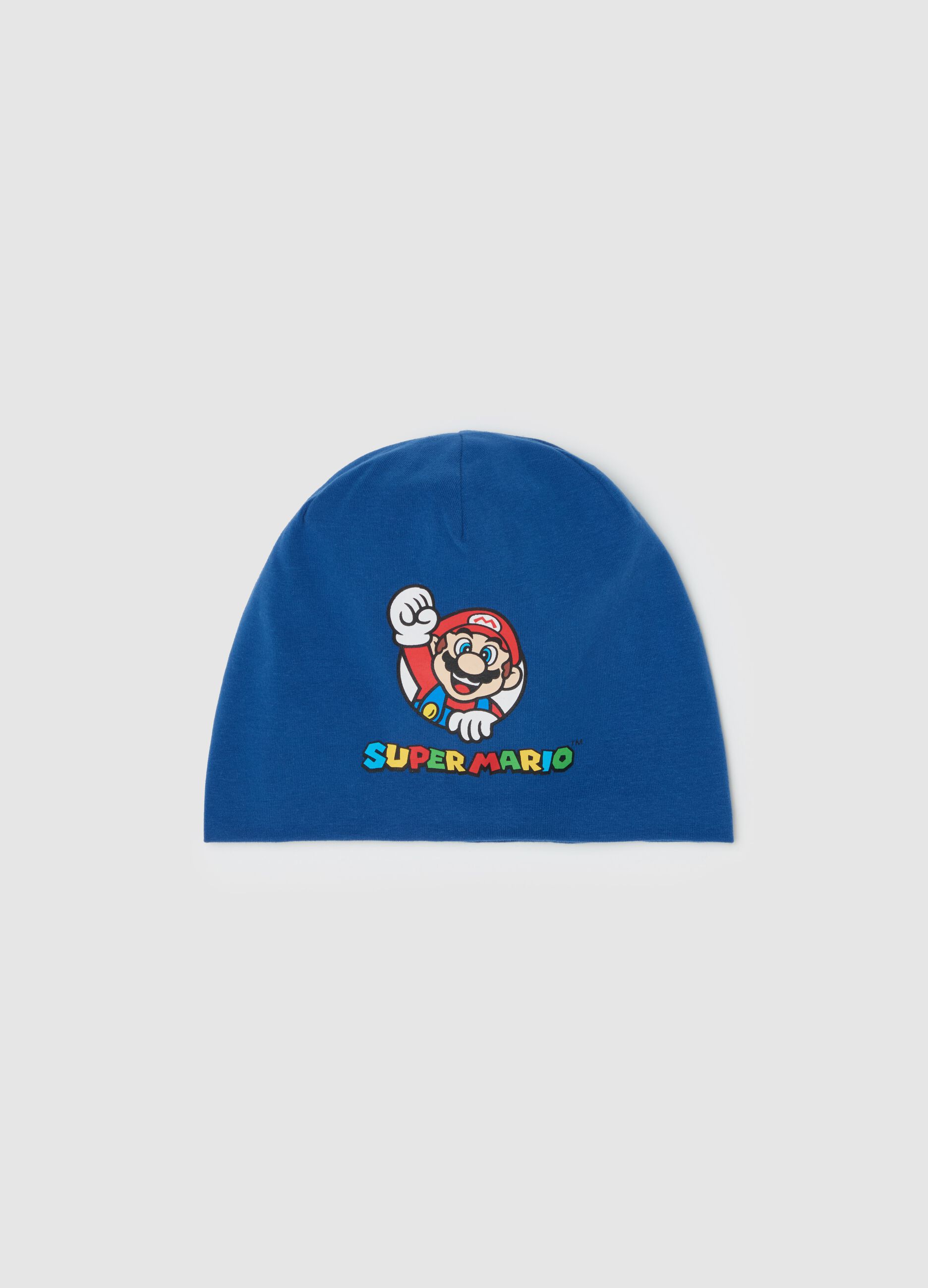 Berretto in cotone bio stampa Super Mario™