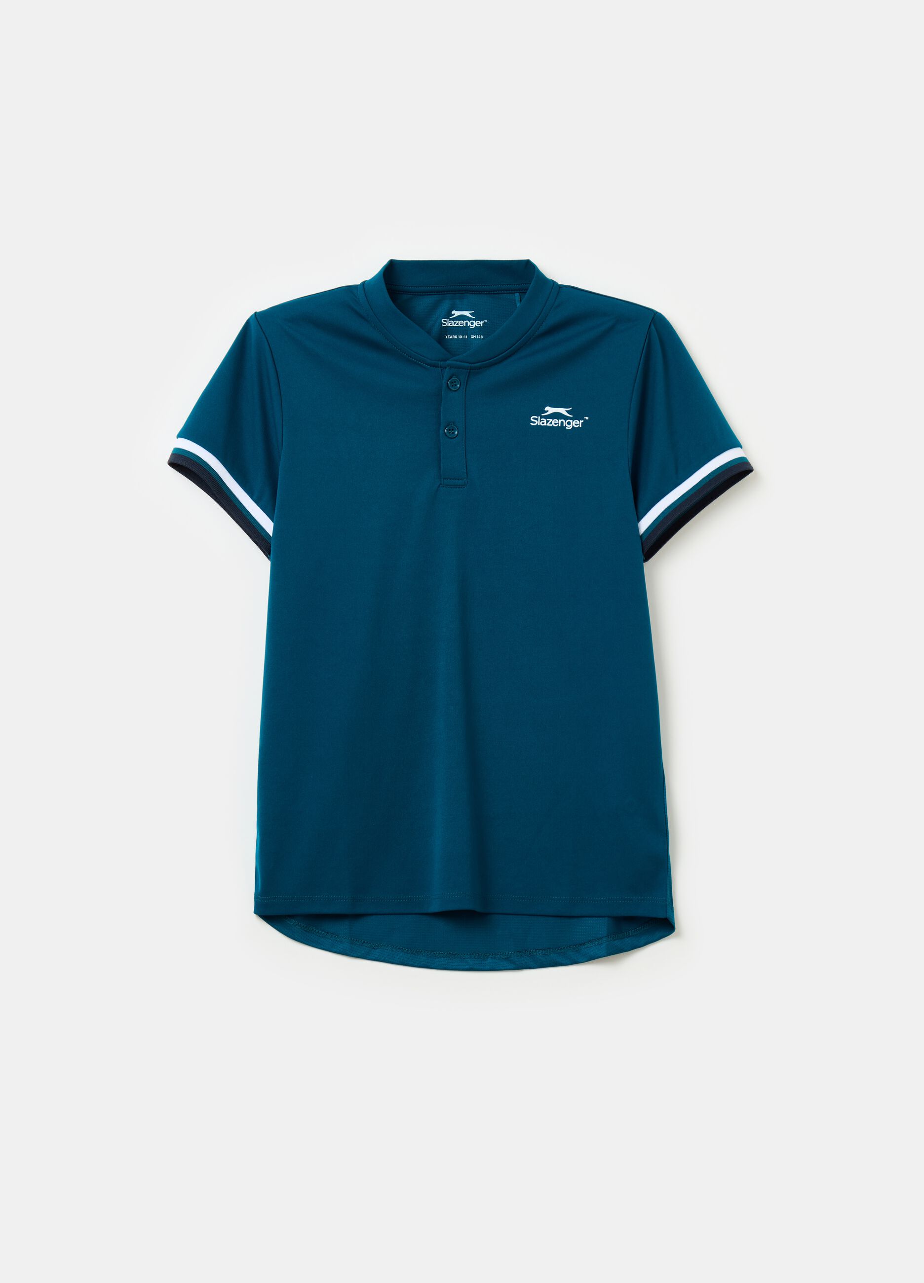 Slazenger tennis polo shirt with mandarin collar