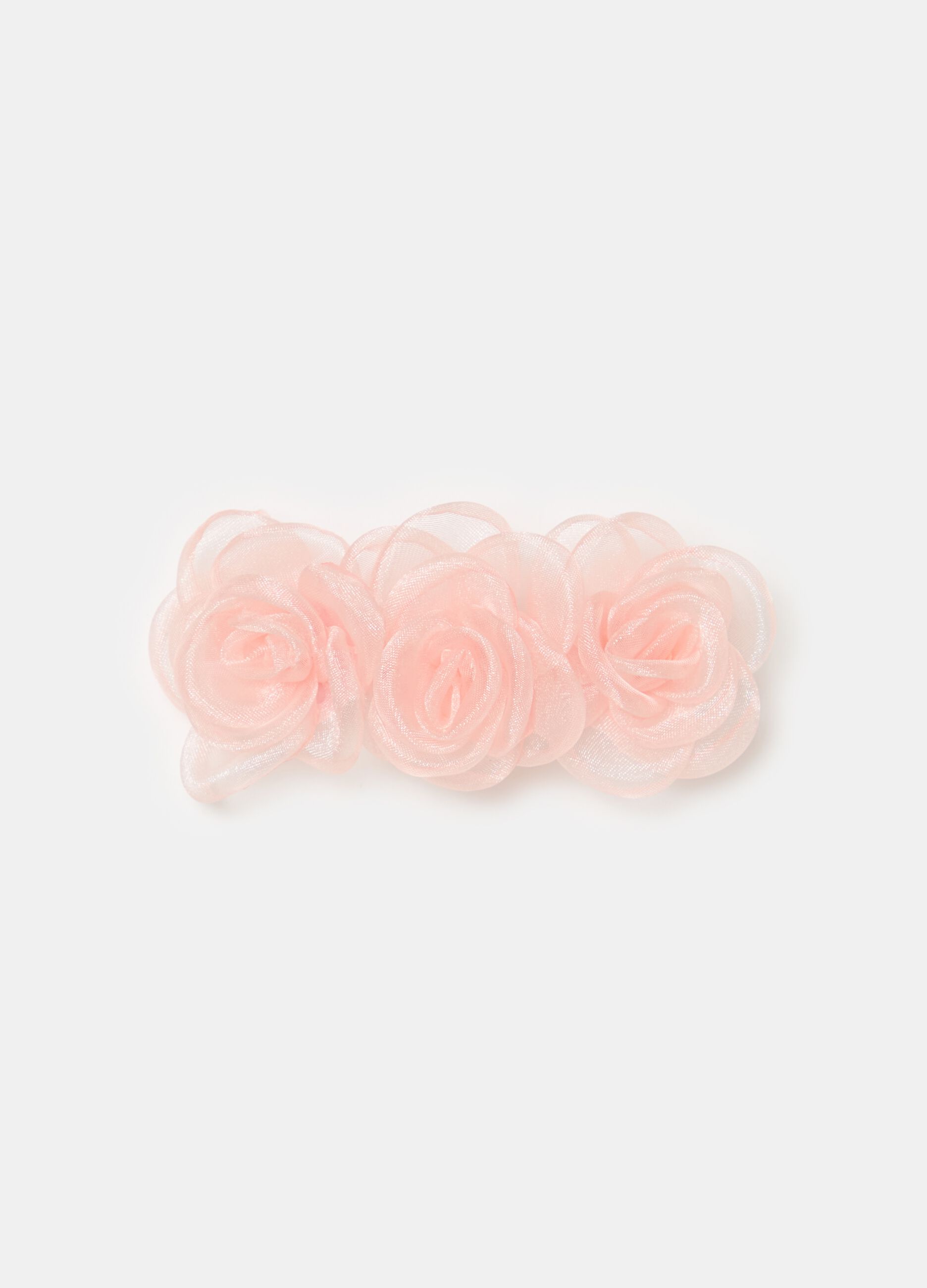 Hair clip with flowers