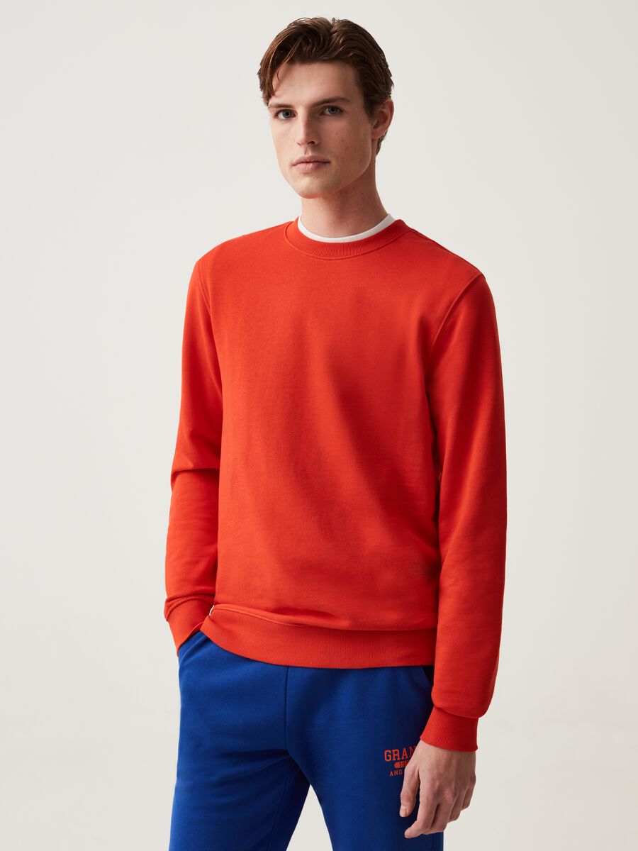 Grand & Hills sweatshirt with round neck_1