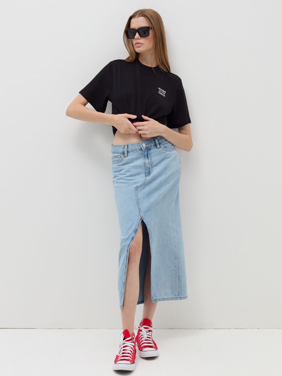 Relaxed-fit T-shirt in cotton_0