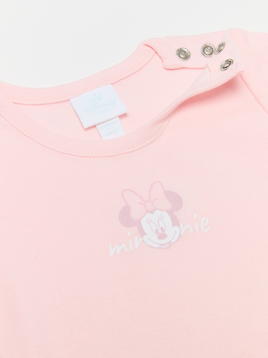 Two-pack bodysuits with short sleeves and Minnie Mouse print_3