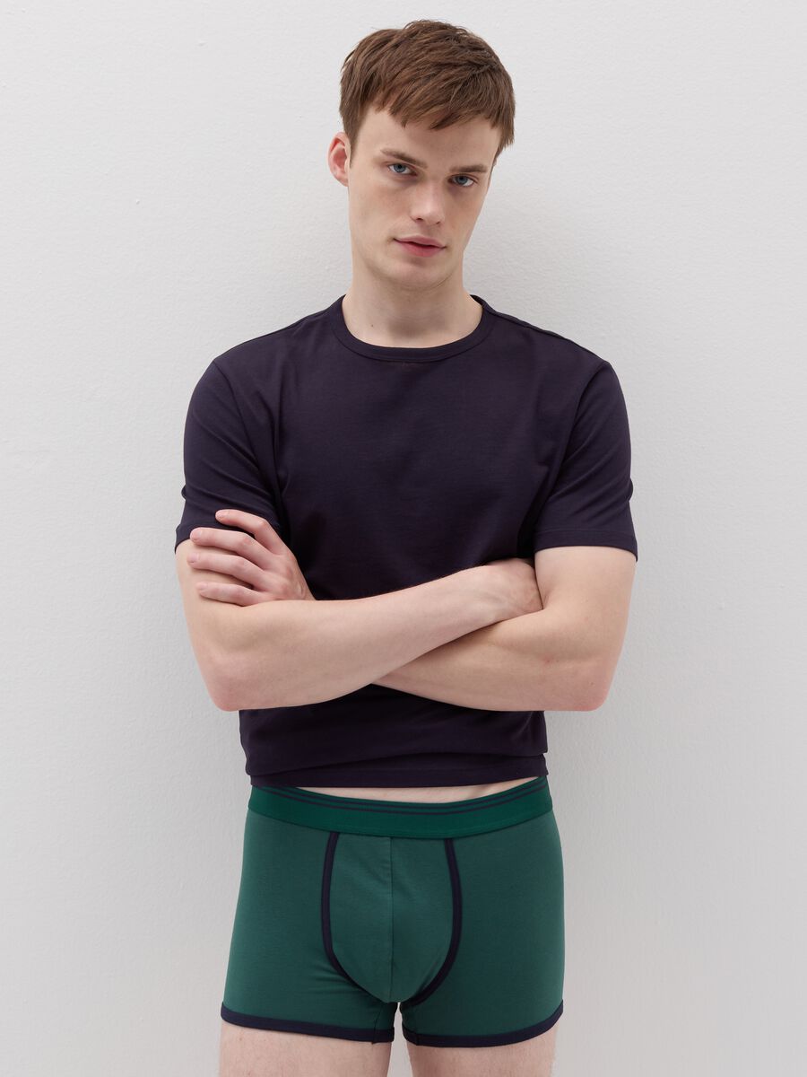 Boxer shorts with contrasting details_0