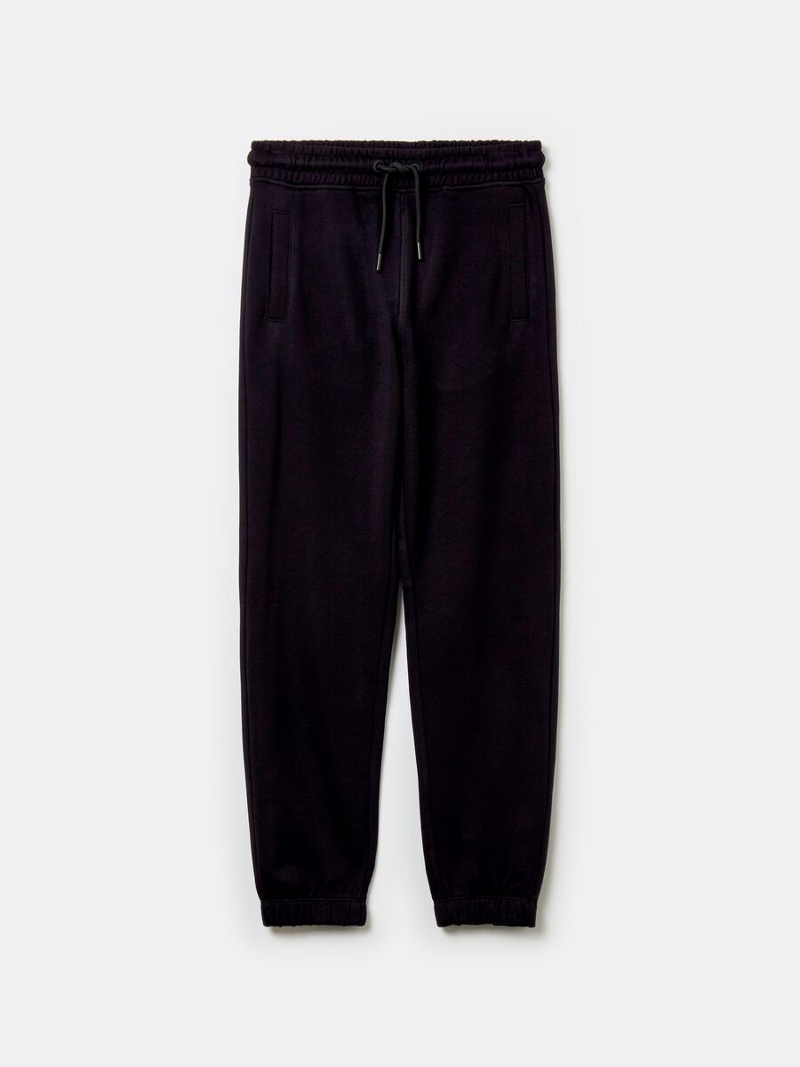 Essential joggers in organic cotton with drawstring_3