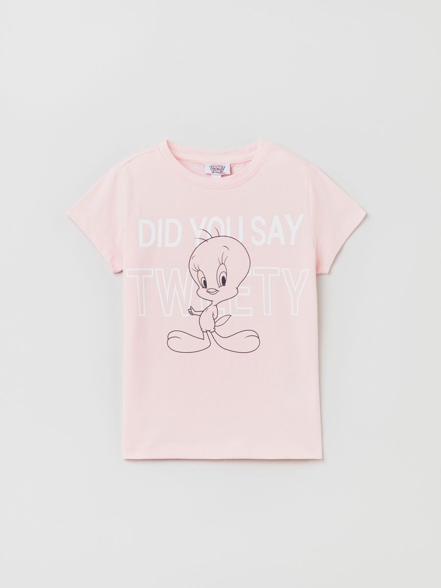 T-shirt with Looney Tunes Tweetie Pie print_0