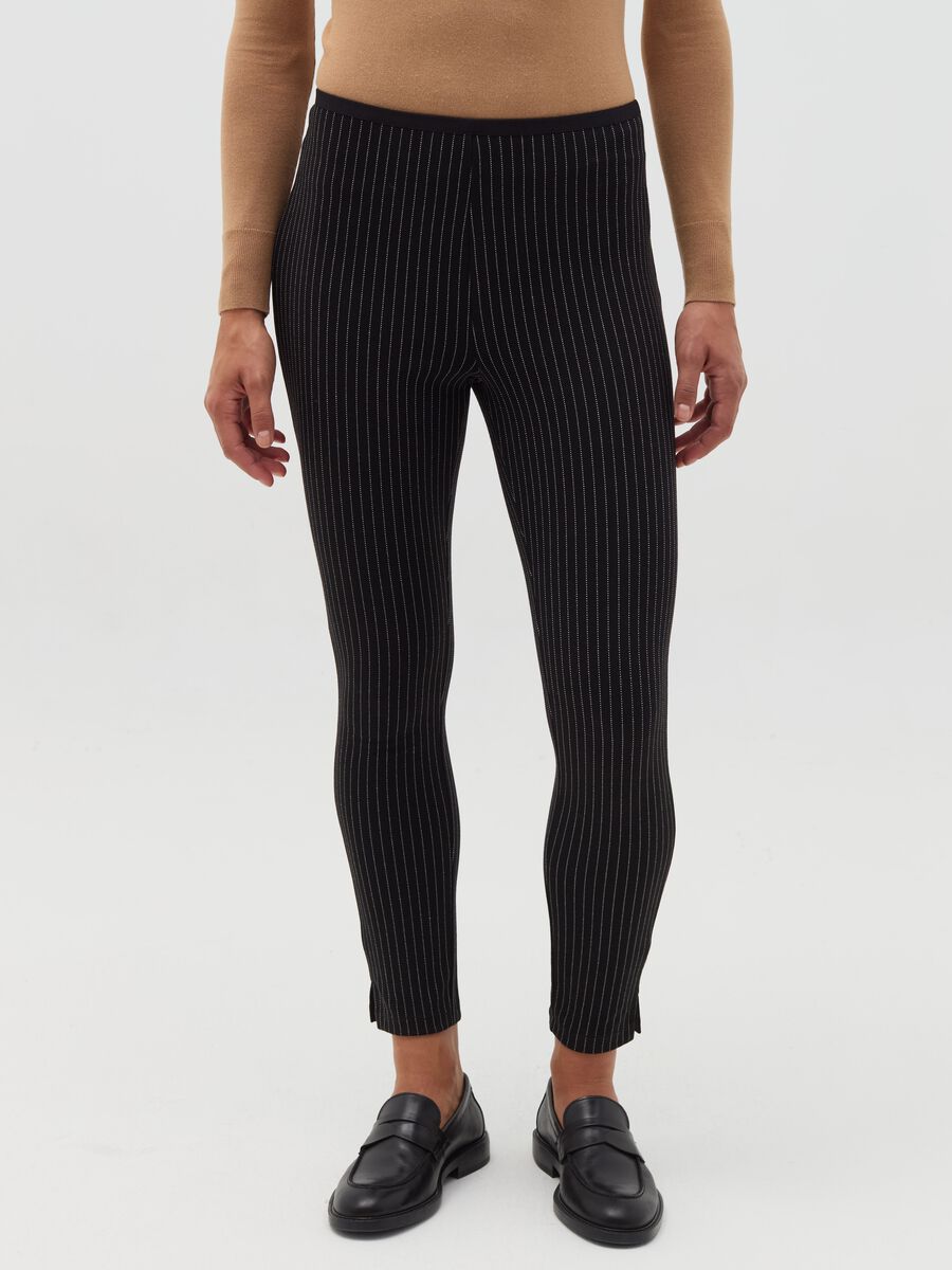 Pinstriped leggings_1