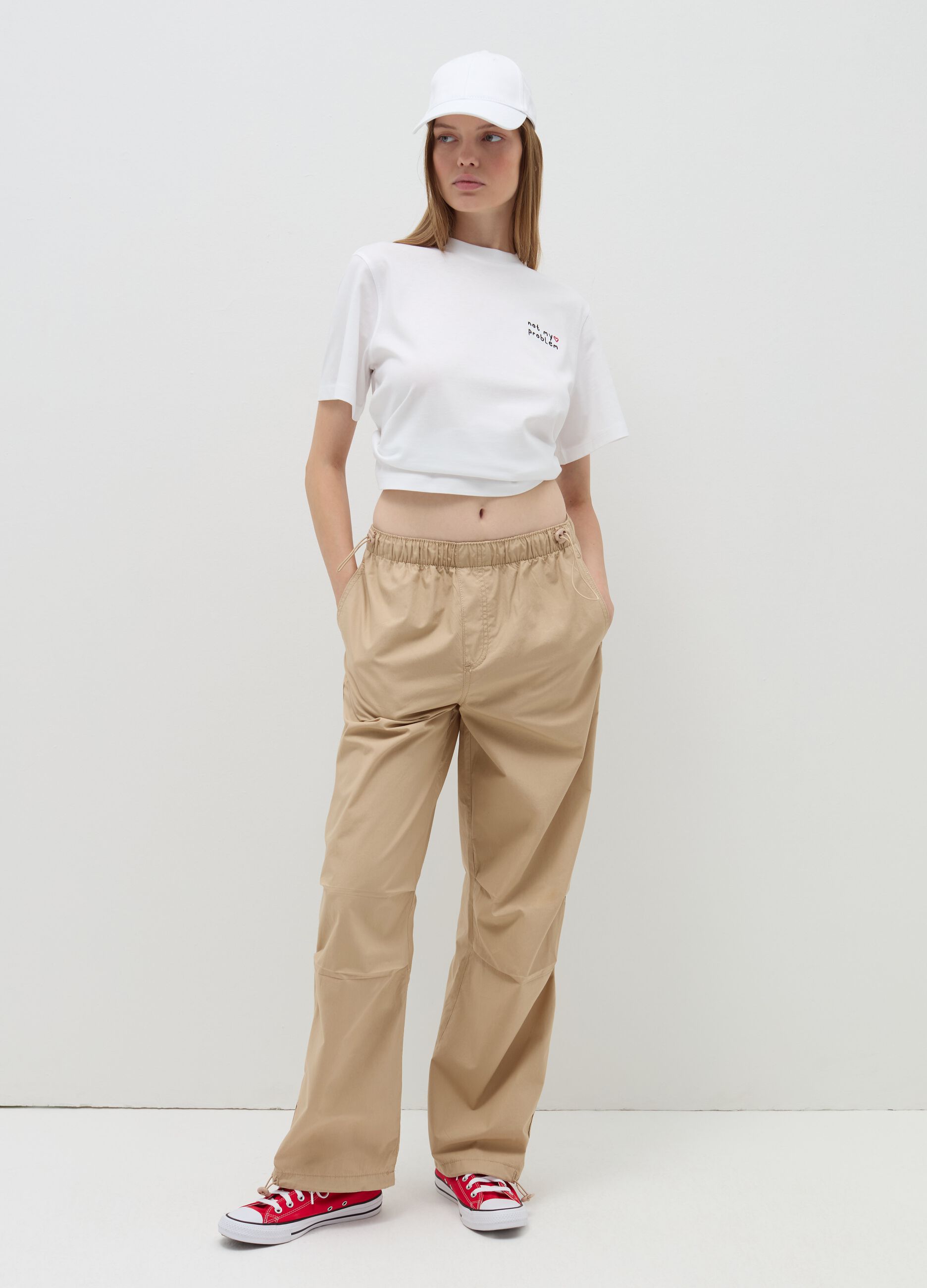 Relaxed-fit T-shirt in cotton