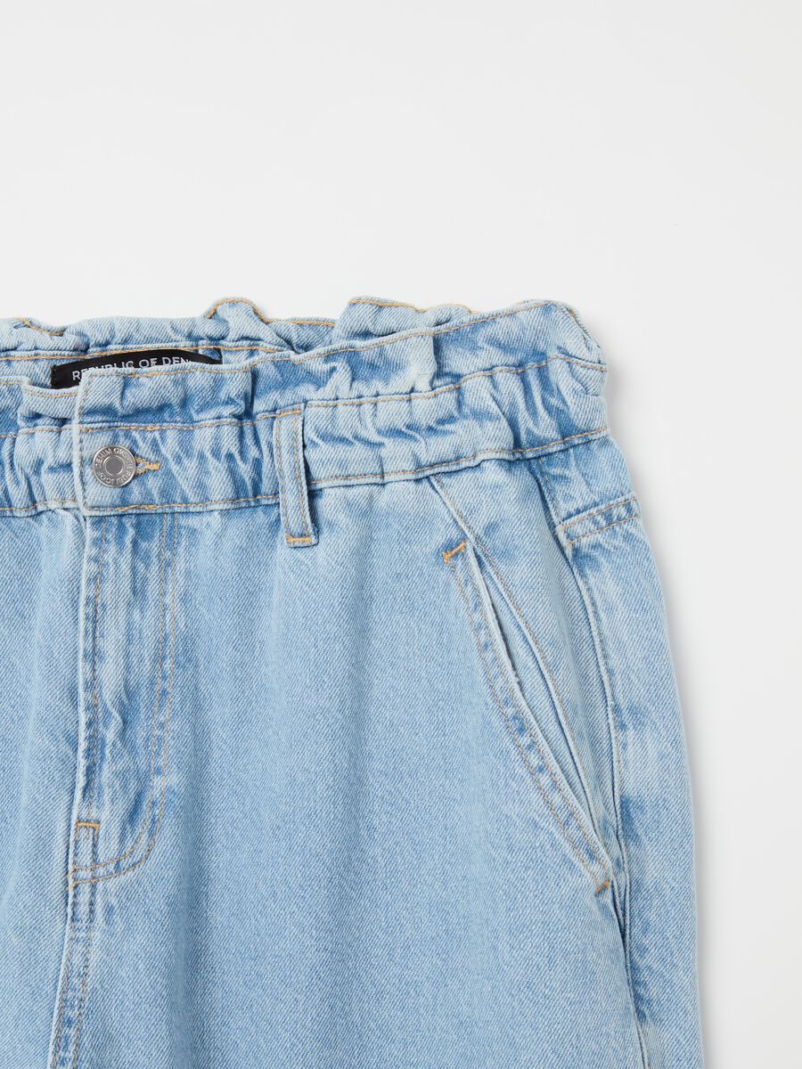 Paper bag jeans with pockets_5