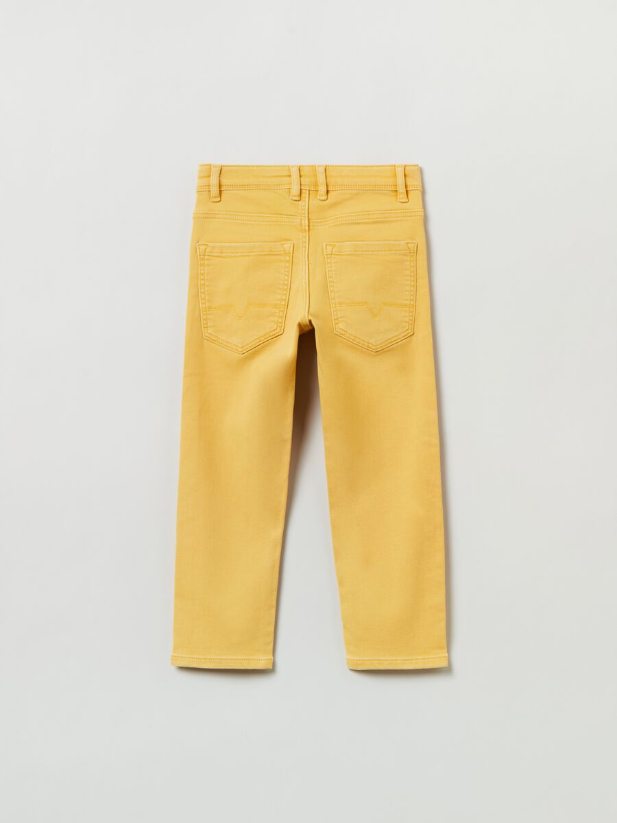 Five-pocket stretch trousers_2