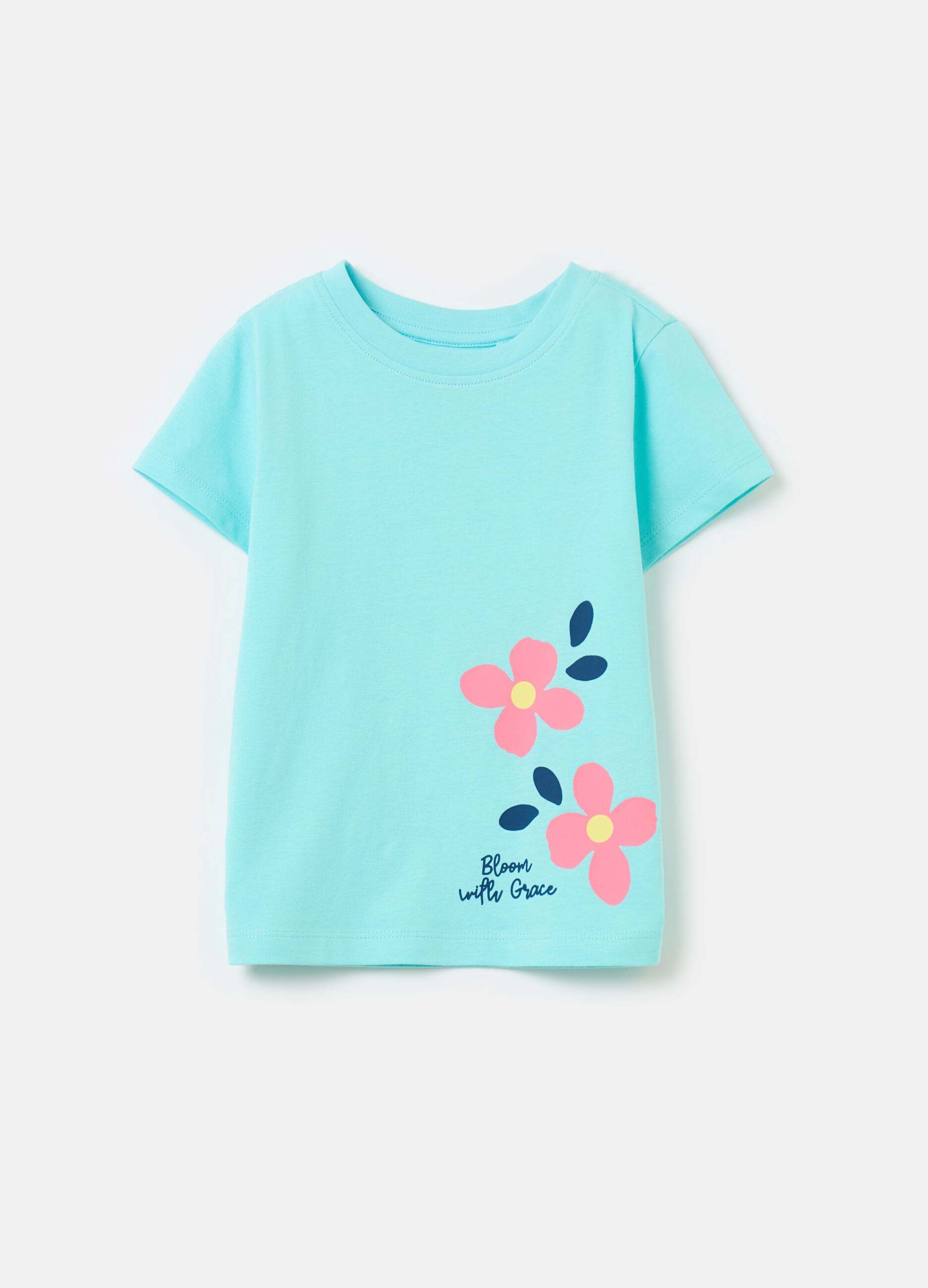 Printed cotton T-shirt