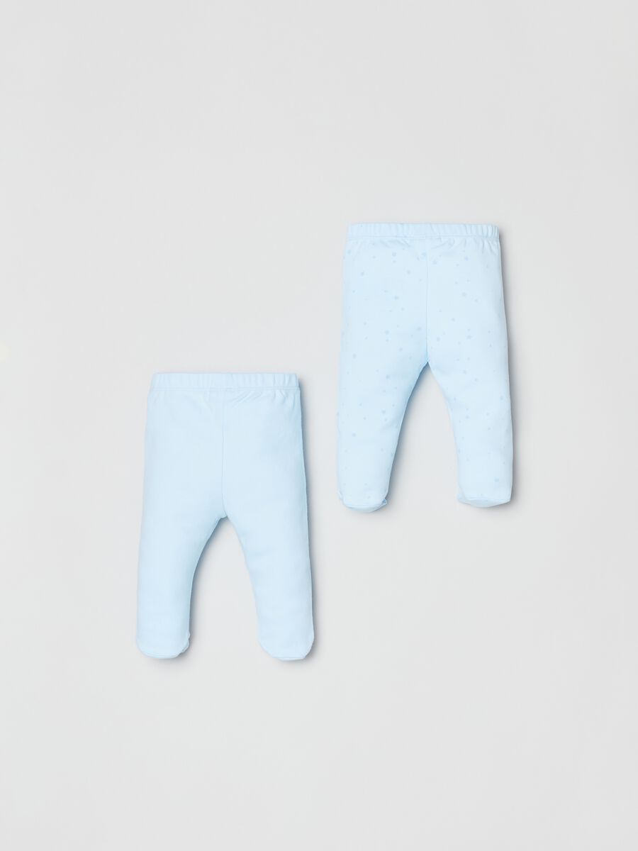 Two-pack cotton baby leggings_1