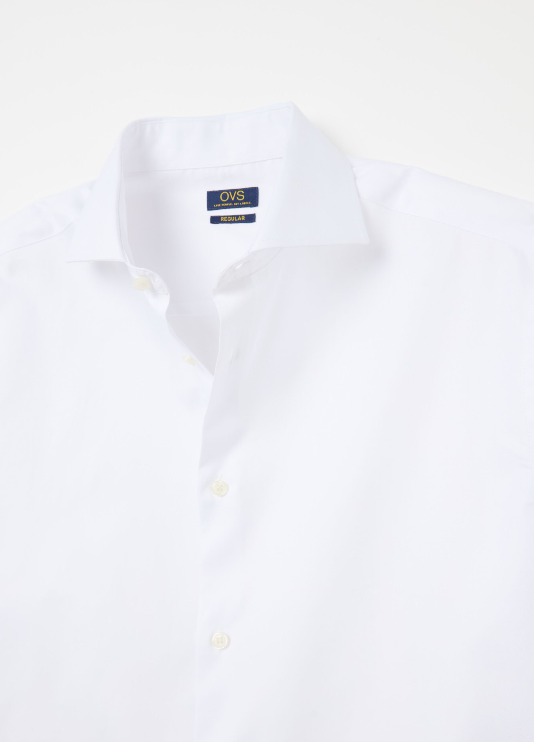 Cotton shirt with regular fit