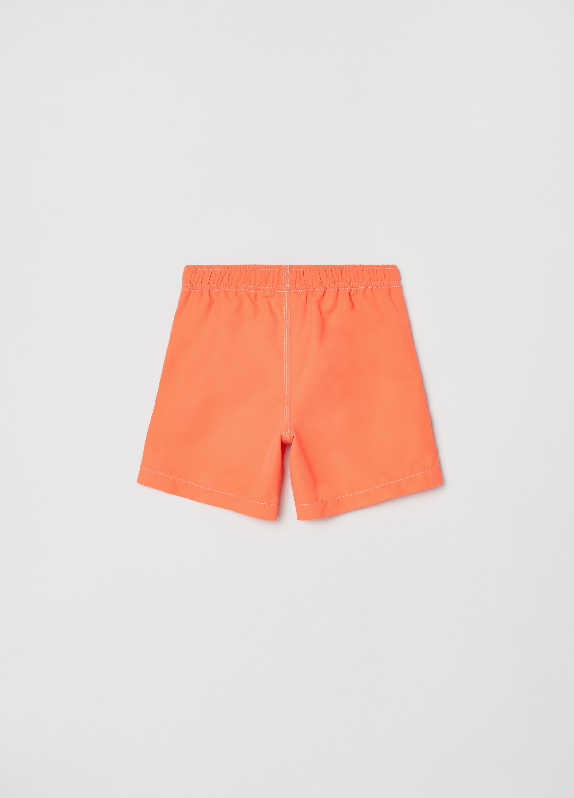 Swimming trunks with drawstring