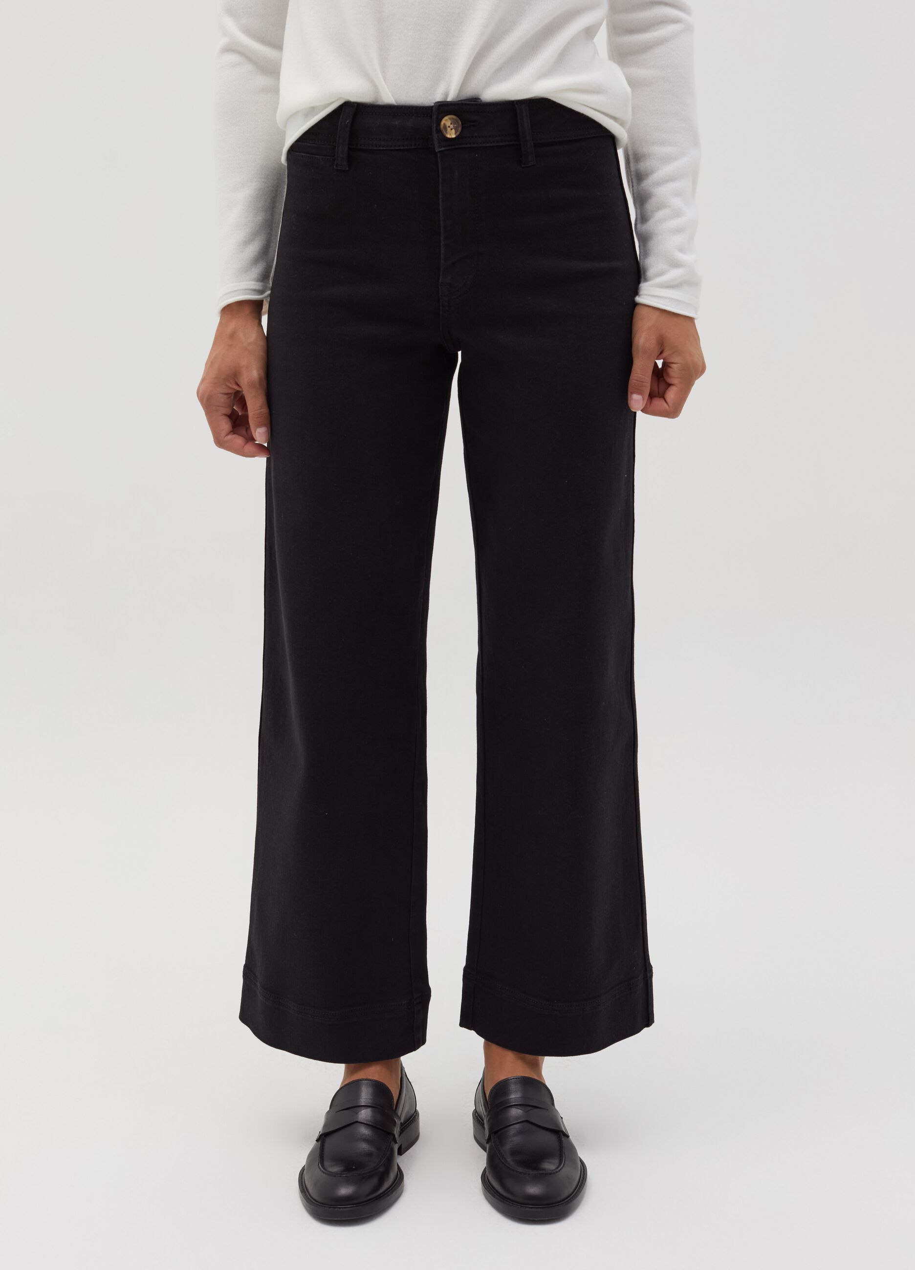 Jeans culotte stretch