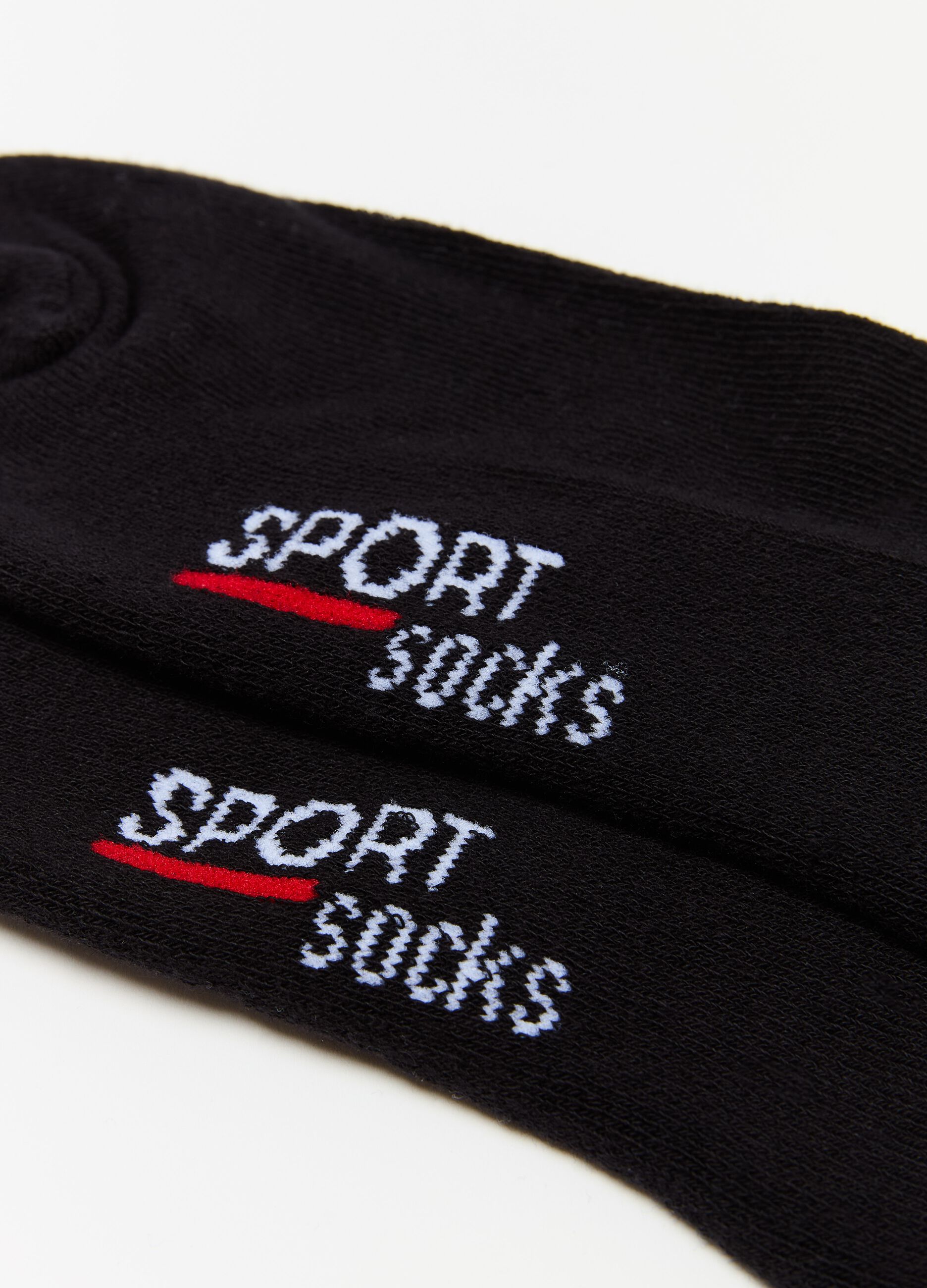 Three-pair pack short stretch fitness socks