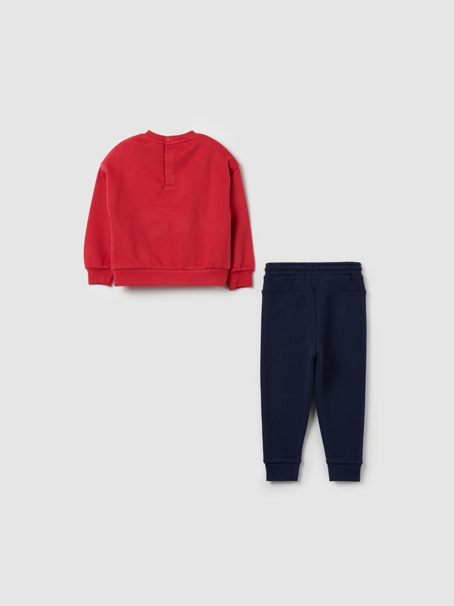 Organic cotton jogging set with Spidey patch_1