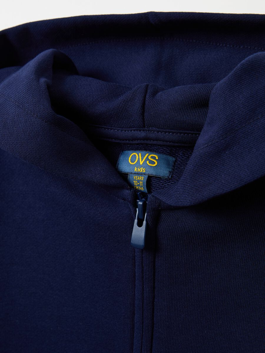 Essential organic cotton full-zip sweatshirt with hood_3