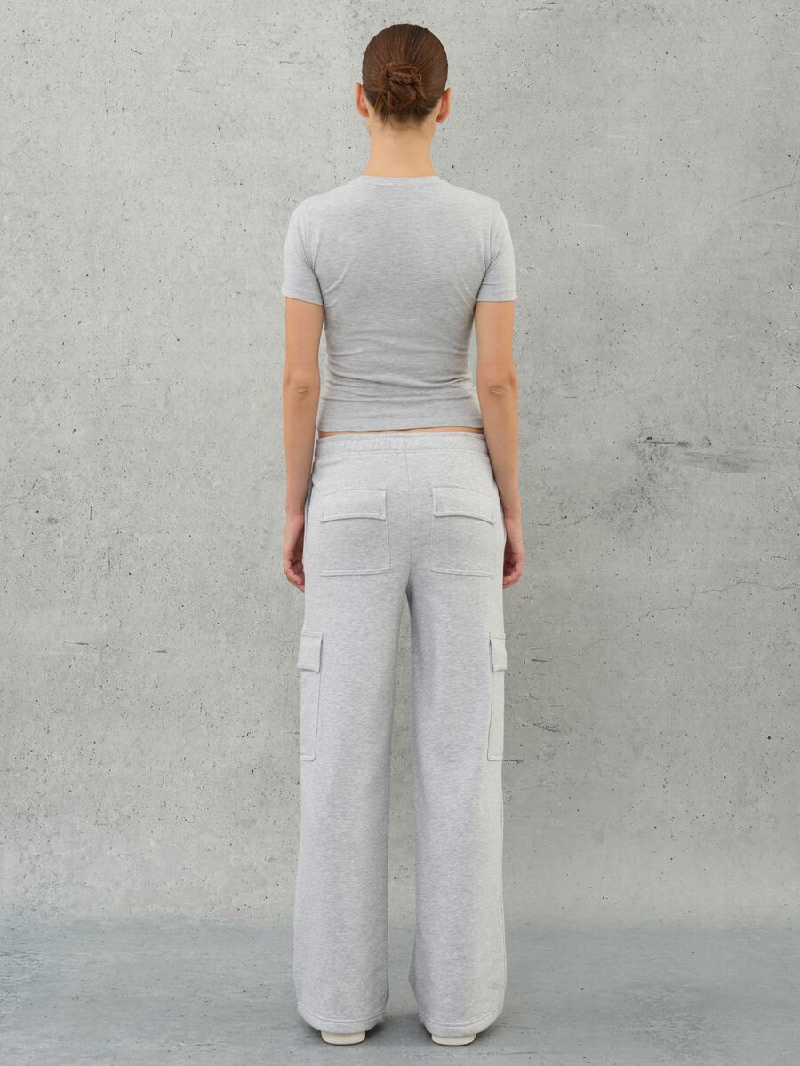 Cargo Sweatpants Grey Mélange_4