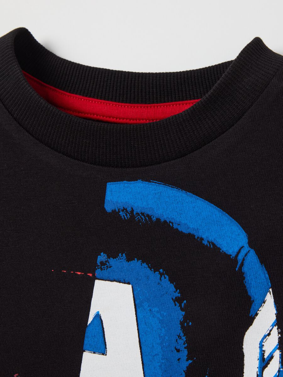 Iron Man and Captain America T-shirt with long sleeves_2