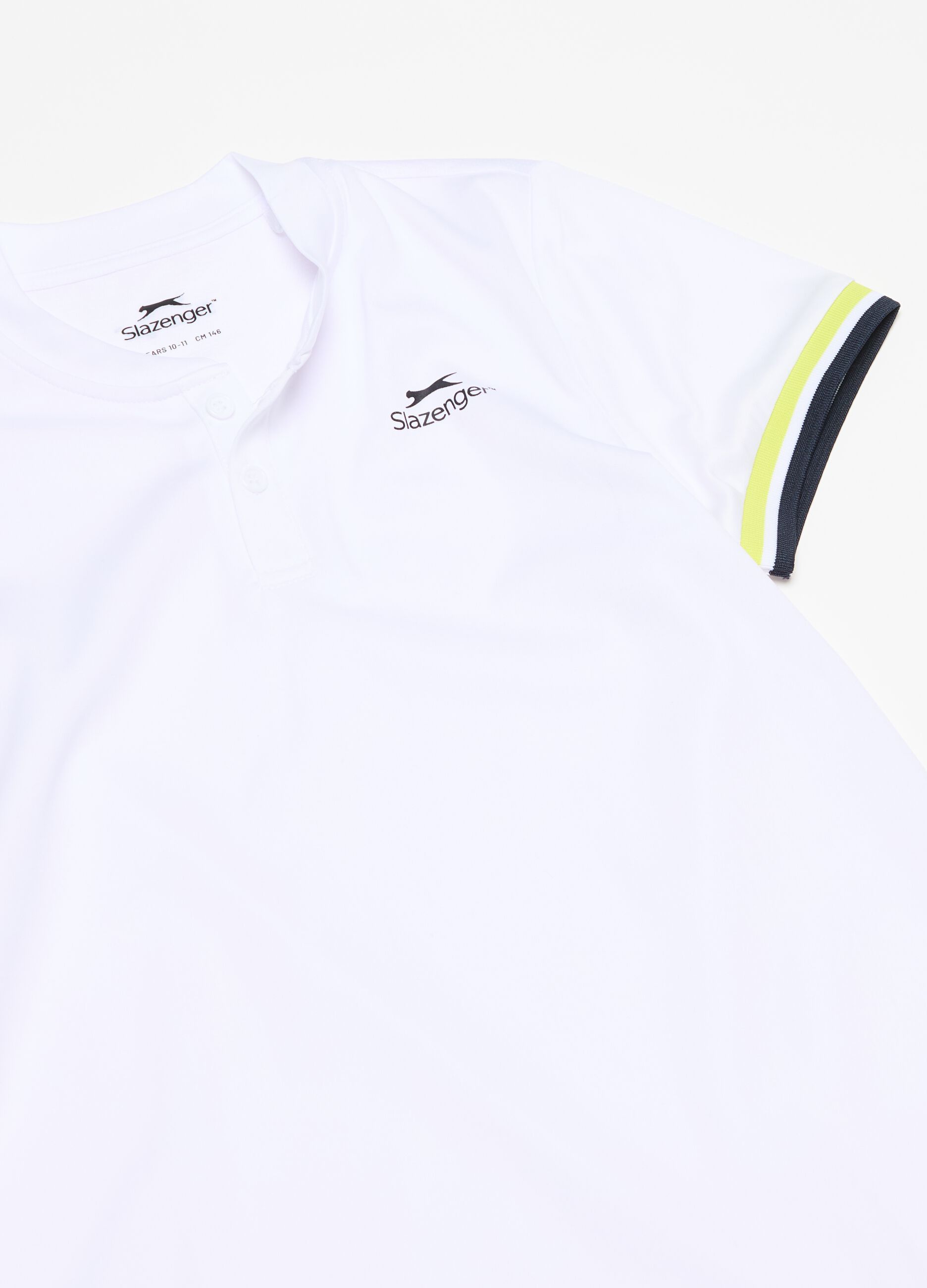 Slazenger tennis polo shirt with mandarin collar